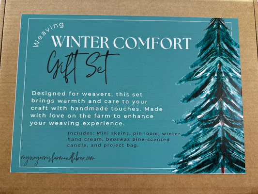 Winter Comfort Weaving Gift Set – Create Rustic Charm