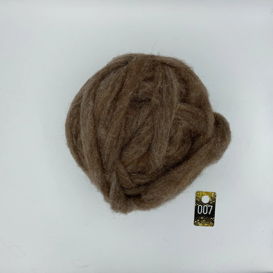 Natural Alpaca and Dorset Blend Wool Roving